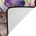 thumbnail image 6 of Coolnut Easter Cute Rabbit Bath Curtain Rugs Sets 2 Pcs, Bathroom Theme Set with Shower Curtain and Non-Slip Carpet -12 Hooks-60X72in379 Home Decor, 6 of 7