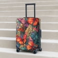 thumbnail image 6 of Hirioo Butterflies On Rocky Cliff for Elasticity Suitcase Cover (No luggage Included) Durable Luggage Protector Fits 18-32 Inch Luggage-Small, 6 of 7