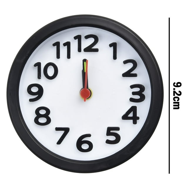Bgsha Battery Operated Quartz Alarm Clock Night Light No Tick Bedroom Bedside Clocks