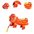 thumbnail image 6 of Dualoai Chinese New Year Marionette Lion Toy, Spring Festival Decor Toy w/ Strings & Rod Yellow Red, 6 of 9