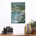 thumbnail image 2 of Skagway, Alaska, Cruise Ships and Town (12x18 Aluminum Art, Indoor Outdoor Metal Sign Decor), 2 of 5