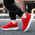 thumbnail image 2 of Quealent Kids Shoes, Boys Girls Sneakers Lightweight Athletic Walking/Running Tennis Shoes(Toddler/Little Kid/Big Kid) Red for Size 3, 2 of 9