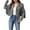 Grey, variant on Landzoo One Women Fringe Suede Leather Jackets Fashion Tassel Motorcycle Cropped Coats Stylish Beautiful Women's Casual Jackets