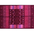 thumbnail image 1 of Ahgly Company Indoor Rectangle Oriental Pink Traditional Area Rugs, 2' x 4', 1 of 4