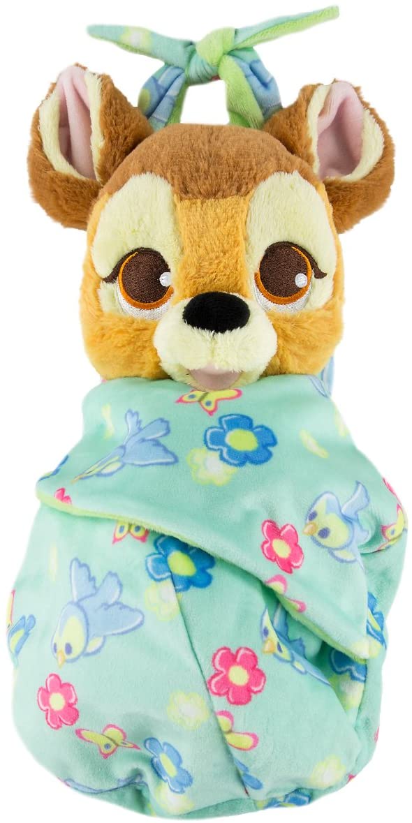 Disney Parks Baby Bambi in a Blanket Pouch Plush