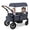 Gray, variant on Costway Foldable Wagon Stroller for 2 Kids, Double Seater Toddler Stroller with Canopy Gray