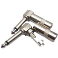 thumbnail image 4 of 4Pcs 6.35mm Right Angle Male Stereo Guitar Cable Audio Connector, 4 of 7