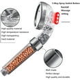 thumbnail image 3 of Shower Head, Filter Filtration High Pressure Water Saving 3 Mode Function Spray Handheld Showerheads for Dry Skin & Hair, 3 of 6