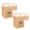 apricot-2, variant on Foldable Staircase Storage Baskets Black 2 Count For Home Organization