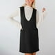 thumbnail image 4 of Vestido tipo chaleco de mujer: cuello en V, sin mangas, jersey de punto, bolsillos, elástico, adecuado para otoño/invierno, varias tallas., 4 of 8