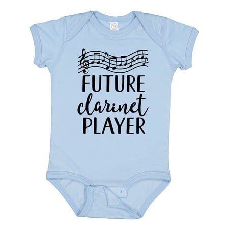 

Inktastic Future Clarinet Player Music Gift Baby Boy or Baby Girl Bodysuit