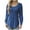 Navy, variant on Wancir Sweatshirt for Women Crewneck Pleated Long Sleeve Shirts Tunic Tops Fashion 2024