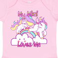 thumbnail image 4 of Inktastic My Mimi Loves Me Unicorn Girls Baby Bodysuit, 4 of 5