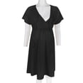 thumbnail image 6 of LoyisViDion Womens Maternity Dresses Women's Short Sleeve Maternity Dress Striped Knee-Length A-Line Pregnancy, 6 of 8