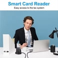 thumbnail image 4 of USB Smart Card Reader ATM Tax Return IC Card ID Card ID Card Portable Convenient ISO 7816 Card Reader, 4 of 7