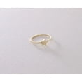 thumbnail image 3 of Jewelerix Star Ring for Women, 14K Gold Vermeil Minimalist Dainty Star Band, Simple Stackable Promise Ring, Everyday Cute Jewelry Gift, 3 of 4
