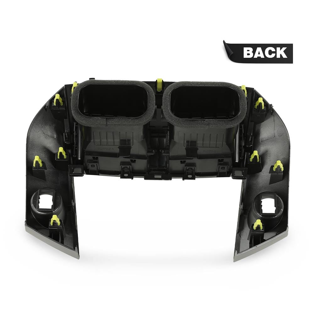 PIT66 Center Dash A/C Heater Air Vent Cover Trim Bezel Switch Black Fit for Toyota Rav4 2006-2012