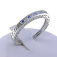 thumbnail image 5 of Cynthia Clear Cz Sterling Silver Anniversary Ring Wedding Band Women Ginger Lyne Collection, 5 of 5
