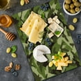 thumbnail image 5 of Camo Cutting Board, Eagle Silhouettes Flying Open Wings Falcon Hawk Armed Forces Theme, Decorative Tempered Glass Cutting and Serving Board, Large Size, Dark Brown Army Green, by Ambesonne, 5 of 5