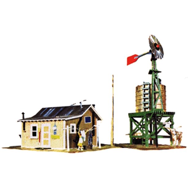 LifeLike Trains HO Scale Building Kits Western Homestead Walmart