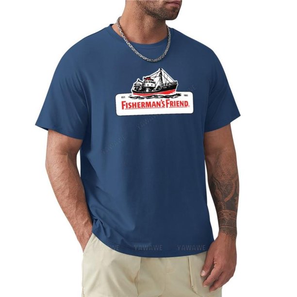 Camiseta de gran tamaño para hombre ropa kawaii de amigos de pescador Verano