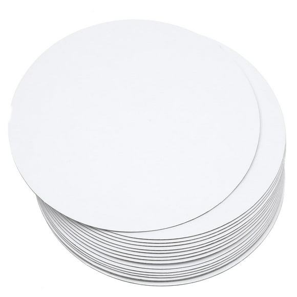 Tablas para tartas redondas qiqee de 30,48 cm, cartulina blanca, 40 unidades