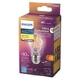 thumbnail image 4 of Philips LED Ultra Definition 40W A15 Soft White Glass Clear, 4 of 5