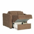 thumbnail image 5 of Ottomanson Sensation Convertible Arm Chair, Brown Chenille, 5 of 6