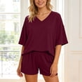 thumbnail image 2 of Bigetiay Women's Sleeveless Top and Shorts Two Piece Beach Outfit, Size S, 2 of 5
