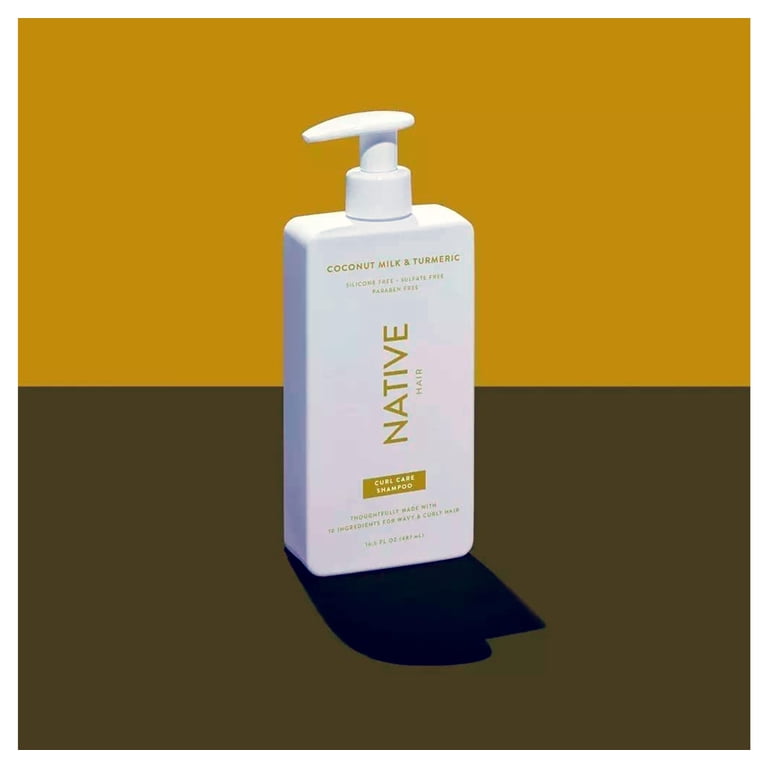 Native Curl Care Shampoo, Coconut Milk & Turmeric, 16.5 fl oz photo 3