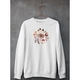 thumbnail image 3 of Fungi Field Trip C. Sweatshirt Women -Annie Warren Designs, Female 3X-Large, 3 of 4