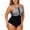 OTHER, variant on One Piece Swimsuit Women Plus Size High Neck Tummy Control Ruched Bathing Suit Swimwear