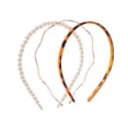 thumbnail image 1 of Accesorios para el cabello de leopardo 1 juego de diadema para mujeres tono plateado marrón, 1 of 5