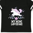 thumbnail image 4 of Inktastic My Mimi Loves Me Unicorn Girls Toddler T-Shirt, 4 of 5