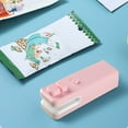thumbnail image 4 of keepw Plastic Electric Sealing Machine Portable Battery Operated 300mAh Restaurant Kitchen Snack Chips Sealer Pink, 4 of 8