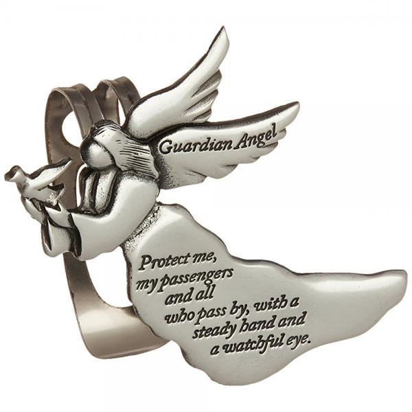 Cathedral Art Cathedral Art KVC238 Angel Visor Clip, Guardian Angel