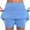 Light Blue, variant on biudgviw Womens Tennis Skirt High Waisted Workout Golf Skirt with Shorts Solid Color Summer Comfy Athletic Skorts