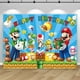 thumbnail image 4 of Fondo de juego Super Mario Bros. Fiesta infantil Cumpleaños Tema de héroes hermanos Personaje Baby Shower Fondo Foto Banner Accesorios, 4 of 5