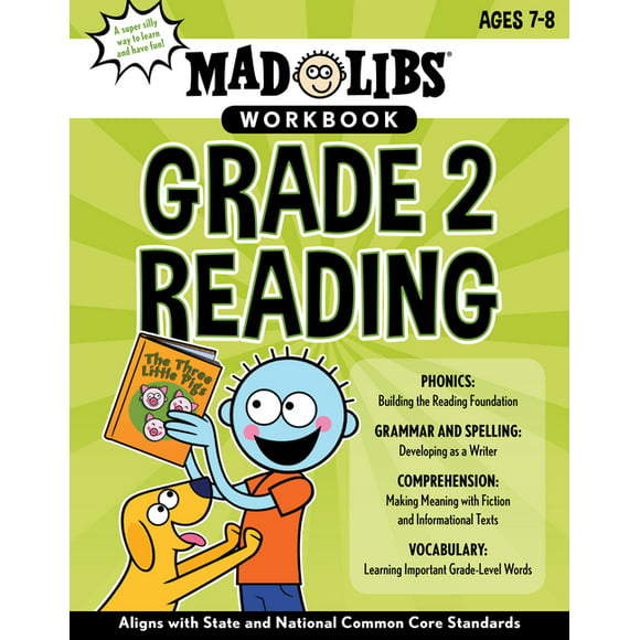 Mad Libs Workbooks: Mad Libs Workbook: Grade 2 Reading: World's Greatest Word Game (Paperback)