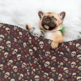 thumbnail image 3 of Pofeuu Skull colorful flower Print Puppy Blanket,Dog Blankets,Pet Blanket Cozy Cat Blankets for Indoor Cats, Fuzzy Pet Blanket for Kitten Doggy Dog Blankets-Small, 3 of 8