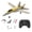 Yellow - 1 Battery, variant on Remote Control F-18 Fighter Jet RC Plane, 2-Channel Fixed-Wing EPP Foam Glider with LED Lights, Dual 716 Motors, 6-Axis Gyro for Adults Beginners
