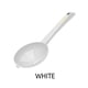 thumbnail image 5 of Inteprter Colador de mango largo, antiescaldado, colador de cocina de mano, colador de cocina, cuchara escurridora de tamizado, cuchara de utensilios de Cocina y Comedor Blanco Inteprter HA068162-01B, 5 of 6