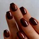 thumbnail image 1 of Uñas postizas adhesivas JOYVVEW rojo cereza corto cuadrado 30 piezas, 1 of 7