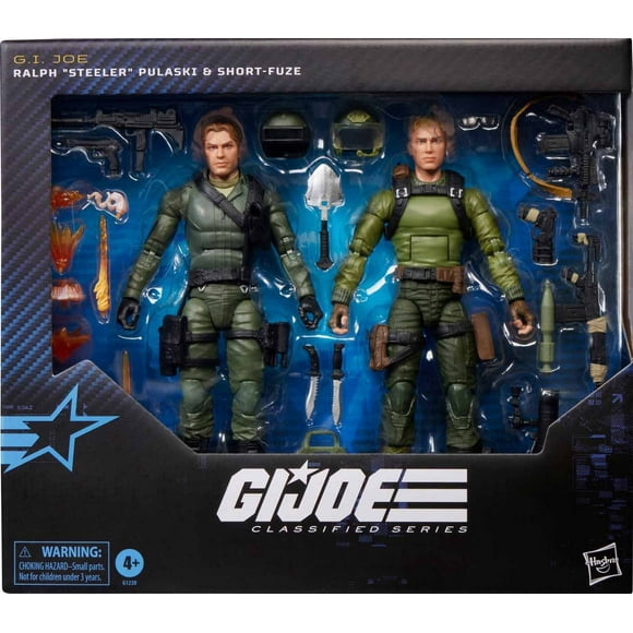 G.I. Joe Classified 6 Inch Action Figure 2-Pack Exclusive - Ralph Steeler Pulaski & Short-Fuze
