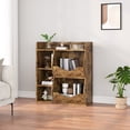 thumbnail image 1 of AKDSteel Kids 3-Tier Toy Storage Organizer, Retro Bookshelf With 5 Compartments For Bedroom Or Living Room, 1 of 7