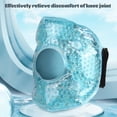 thumbnail image 3 of Compresa de hielo para aliviar el dolor de rodilla, compresa fría y caliente reutilizable, paquete de gel refrescante con perlas para muñeca, rodilla y tobillo, 3 of 4