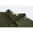 thumbnail image 5 of SSLR Oversized Button Down Shirts for Women Long Sleeve Dress Shirts High Low Causal, 5 of 8