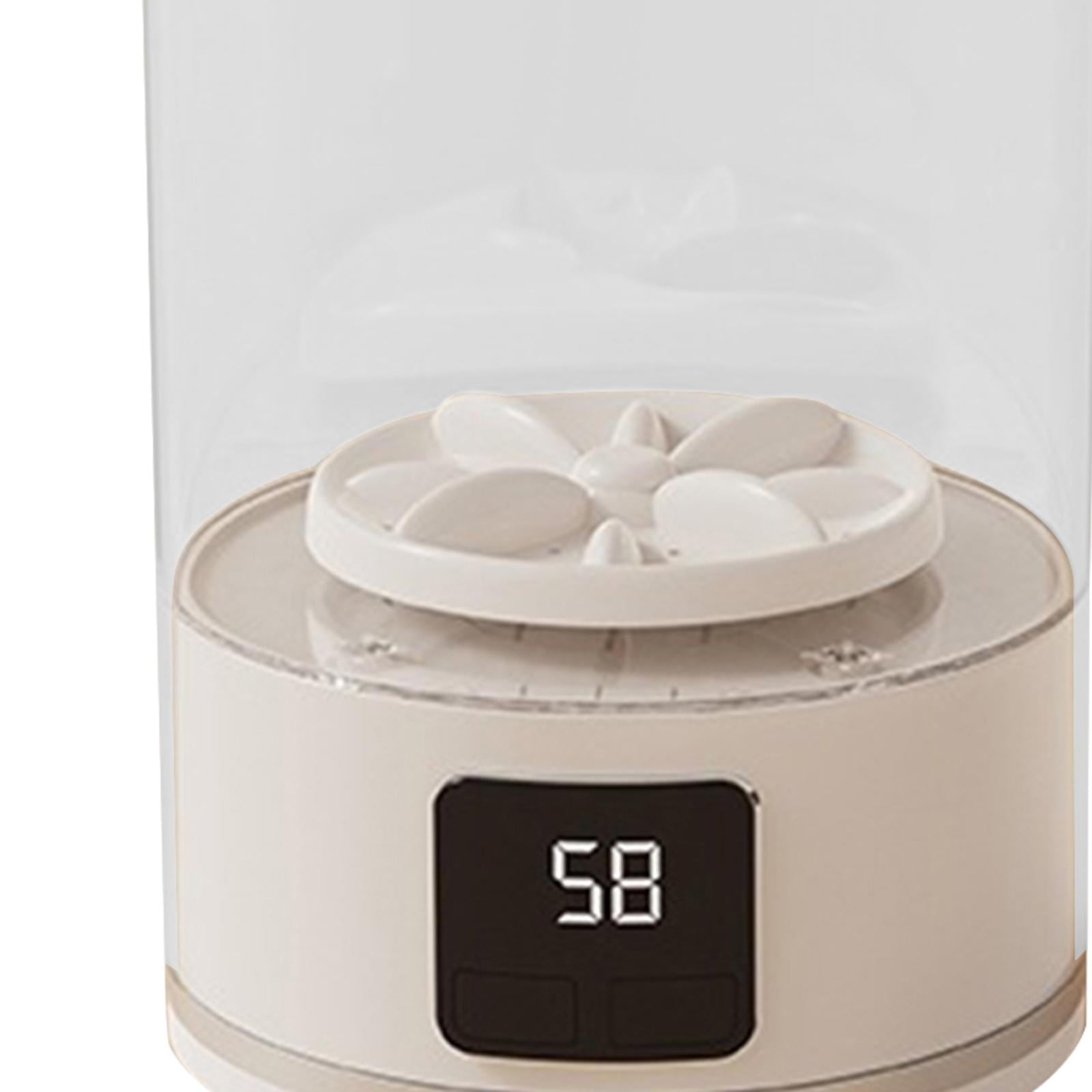 CarpNettore Portable Washing Machine Home Appliances LED Display Quiet Small Washing Machine white