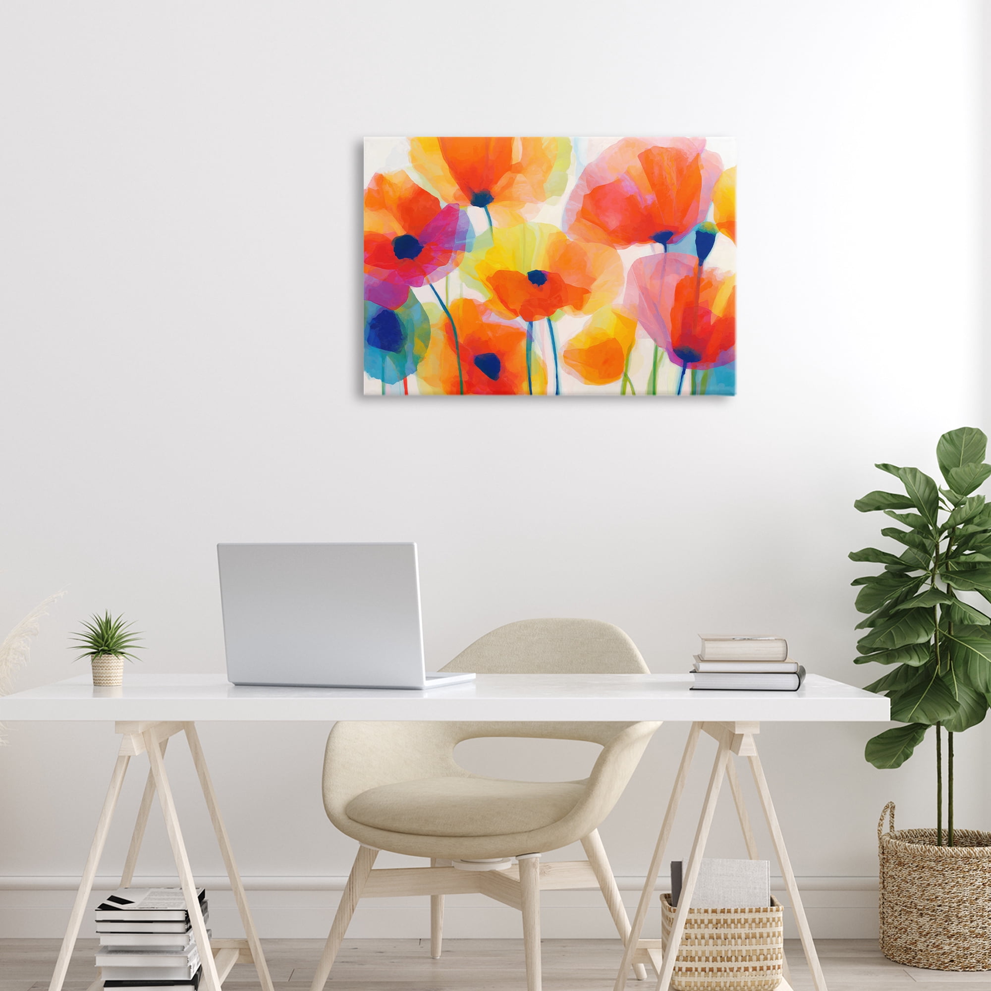 Stupell Industries Poppies At Golden Hour Canvas Wall Art, design by Chromatic Storm Studio