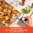 thumbnail image 4 of bella 12" x 22" Electric Griddle with EverGood&acirc;&cent; Ceramic Nonstick Coating, Removable Temperature Probe, Dishwasher-Safe Drip, 4 of 9